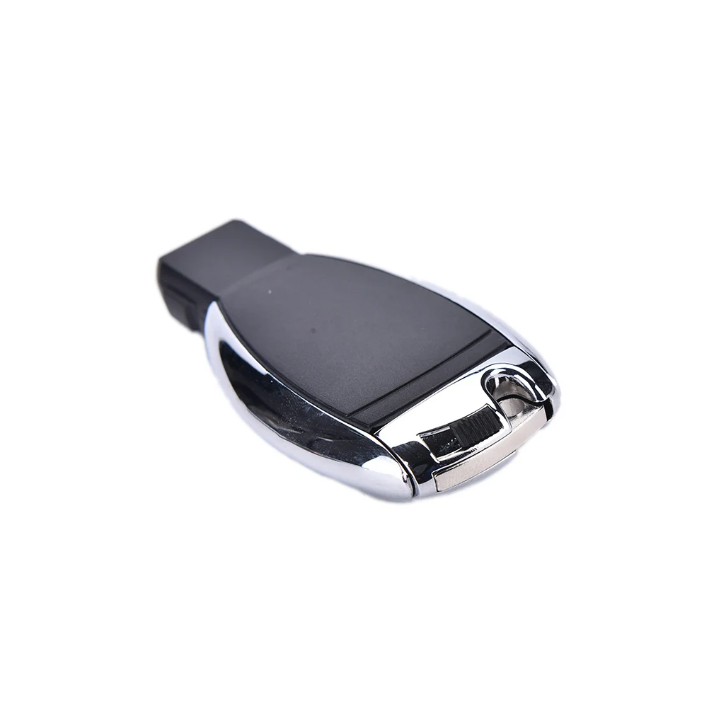 

Чехол для ключа с дистанционным управлением для Mercedes Benz NEW Chrome 2 Button Smart MB CL Silk Elk C E S Class