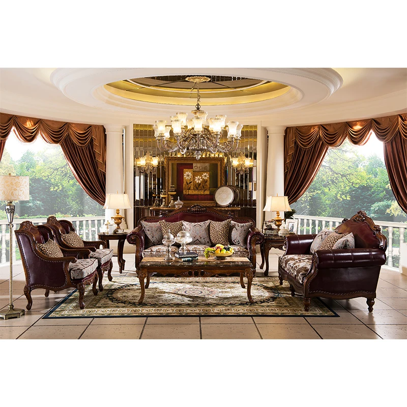 

Оптовая продажа, комплект диванов из массива дерева, комплект домашней мебели из Китая, диваны из натурального дерева GH51.3