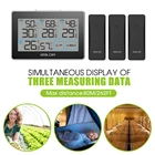 Baldr CD термометр измеритель температуры Метеостанция тестер + 3 беспроводных уличных передатчика датчик влажности монитор