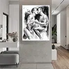 Naked Man портрет, холст, живопись плакат для геев, настенное искусство, сексуальная картина для геев, Эротическая живопись, холст, художественное украшение для дома