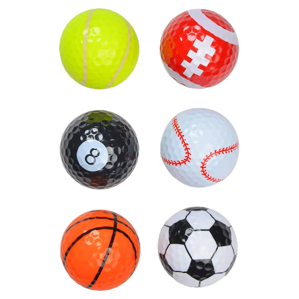 

6PCS Golf Practice Ball Training Lovely Golf Sport Supply
