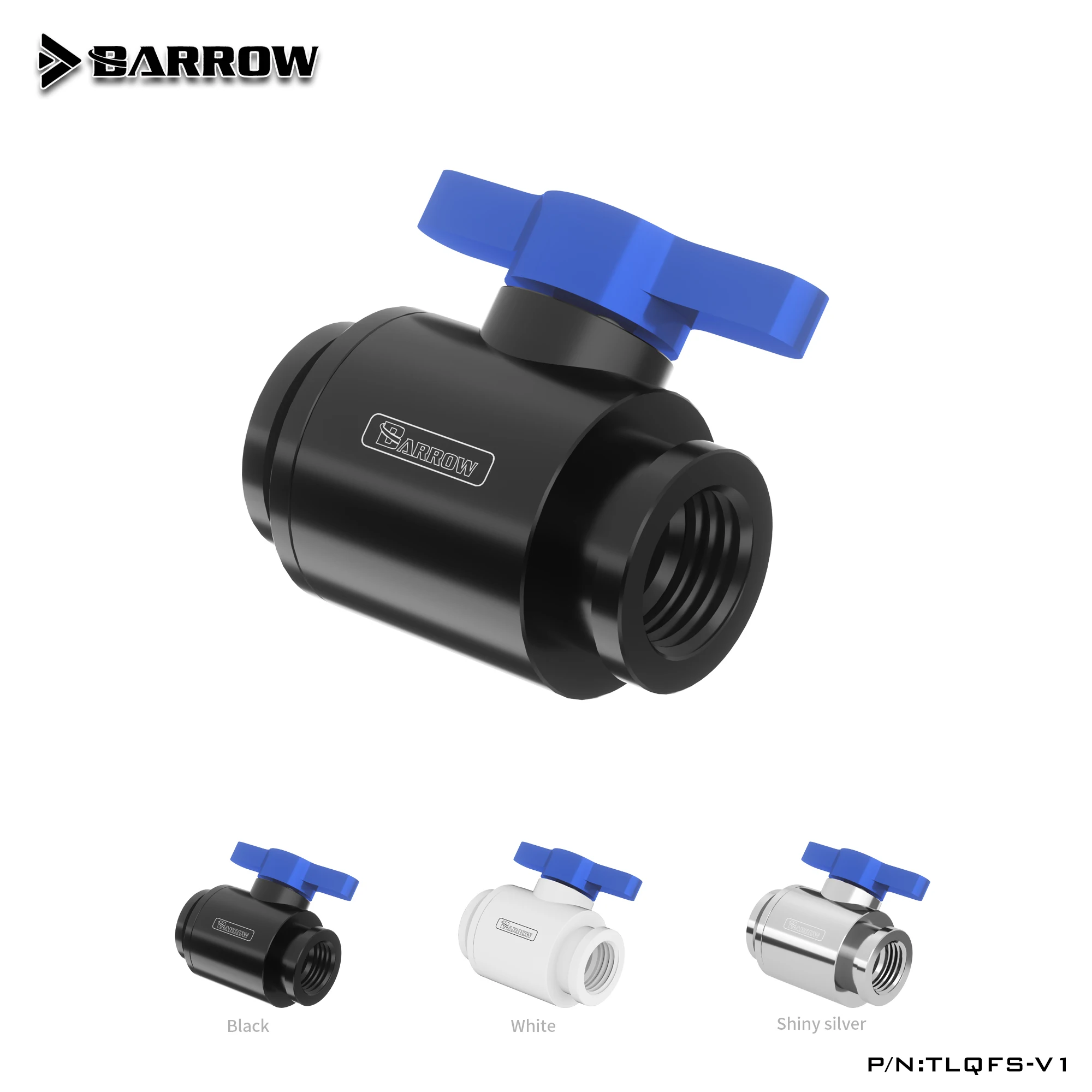 Barrow TLQFS V1 миниатюрные шаровые клапаны многоцветная алюминиевая ручка клапан