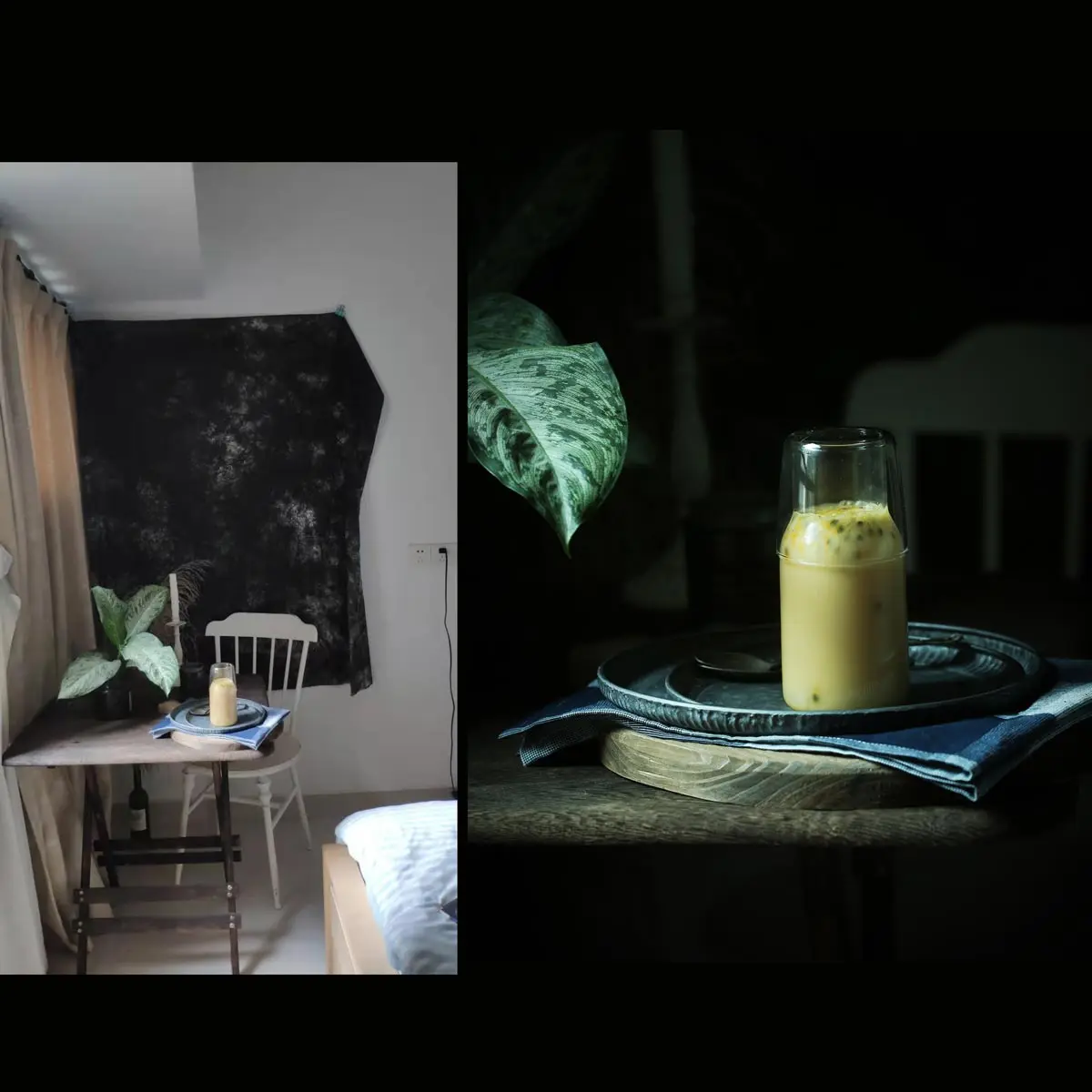 Фон для фотосъемки темного цвета с изображением еды|Фон фотосъёмки| |