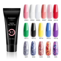 phoenixy poly nail gel for nails extension semi permanent acrylic gel varnish quick building gel polish poly nail gel extension