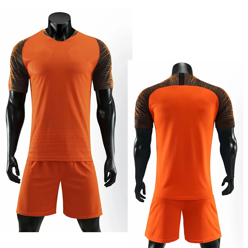 Мужская футболка с коротким рукавом оранжевый цвет|Наборы для футбола| |
