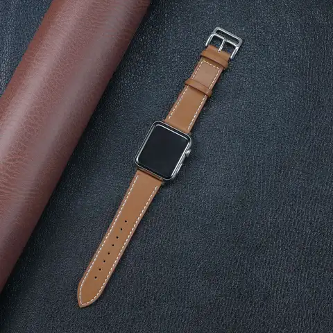 Кожаный ремешок CRESTED для Apple Watch