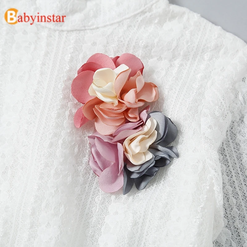 Детские Блузки для девочек от 1 до 5 лет рубашки детей блузка Футболка с длинными