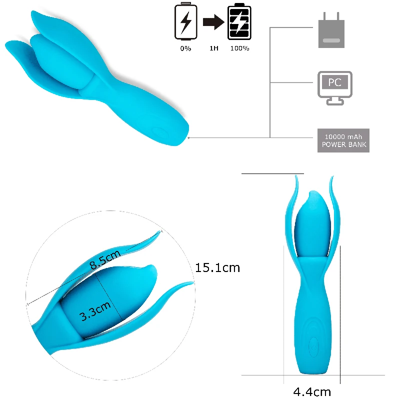 Женская секс игрушка вибратор двойная вибрация женский клитор влагалище