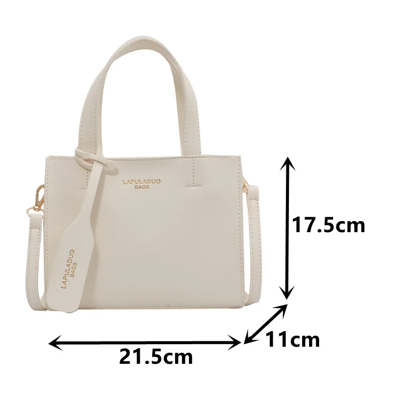 

Brand Design Tote Bags Women's Quality Pu Leather Shoulder Bags Top Handle Crossbody Messenger Bag Luxury Ladies Casual Handbags