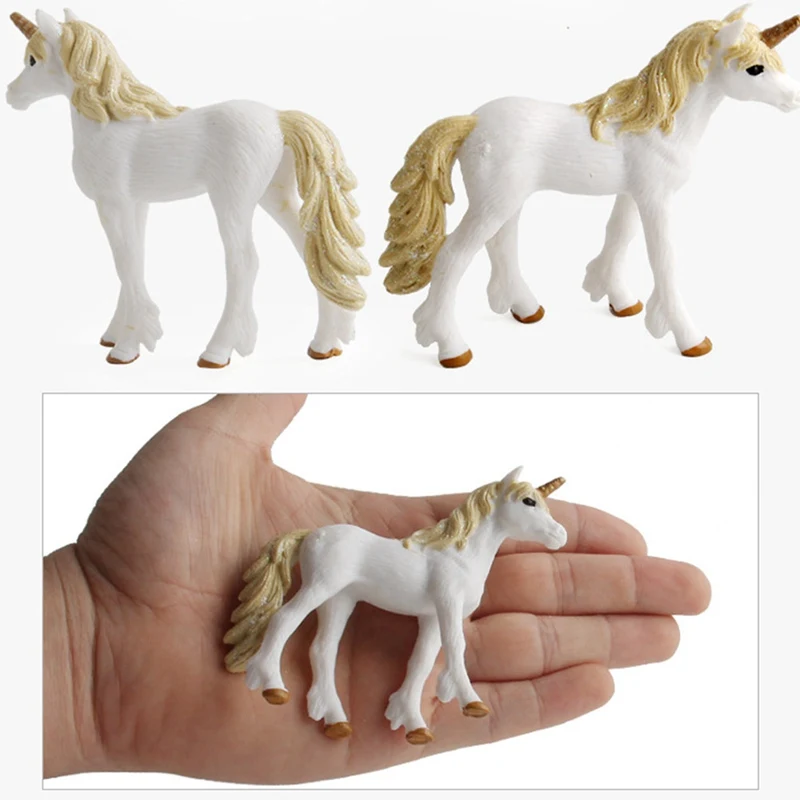 

Mini Animal Model Cute Unicorn Flying Horse Figure Model Wild Figures Kids Educational Toys Figurine Model