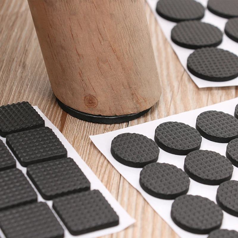 

1-24PCS Self Adhesive Furniture Leg Feet Rug Felt Pads Anti Slip Mat Bumper Damper For Chair Table Protector Hardware