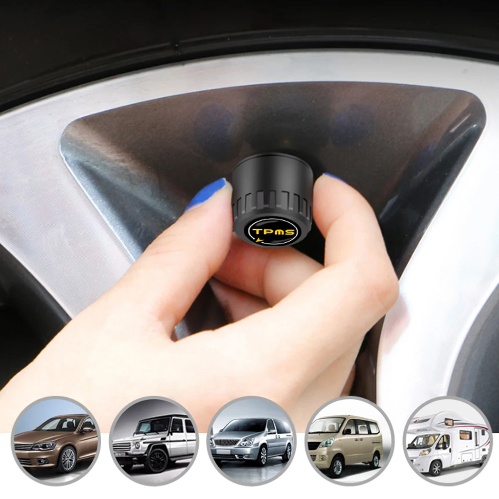 

Monitoring Alarm VODOOL C01 Bluetooth 5.0 TPMS Car Tire Pressure Monitor System With 4 Sensors For iOS Android Mobile Phone APP