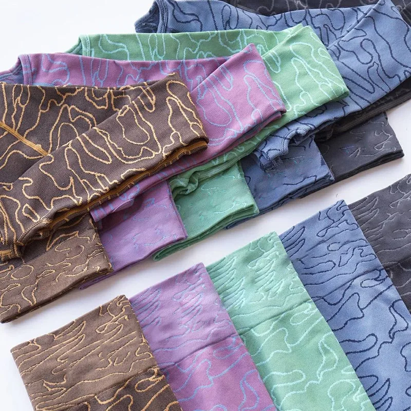 

High Waist Sport Women Fitness Running Leggings Pants Energy Elastic Trousers Gym Girl Leggins Seamless Leggings Push Up Leggins