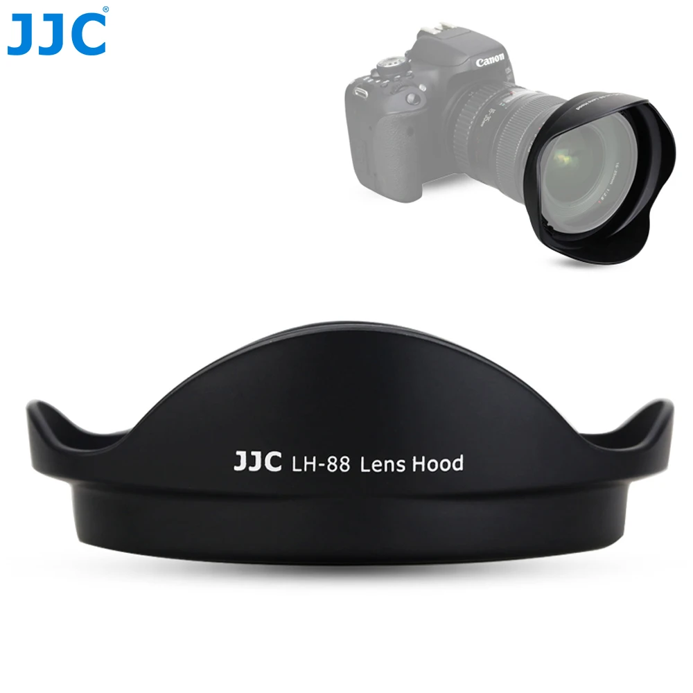 JJC Двусторонняя черная бленда для объектива камеры Canon EF 16 35 мм f/2.8L II USM Защитная