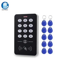 dc12v electronic access control keypad rfid card reader access controller with door bell backlight for door security lock system