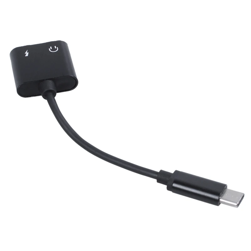 Тип C адаптер с разъемом подачи внешнего сигнала Aux USB Type-C до 3 5 мм разъем для