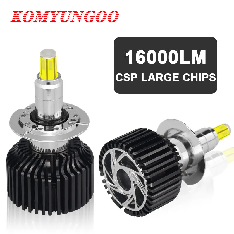 16000LM 360 градусов Автомобильное Крепление Фары H7 светодиодный H1 H11 9005/HB3 9006/HB4 9012/HIR2