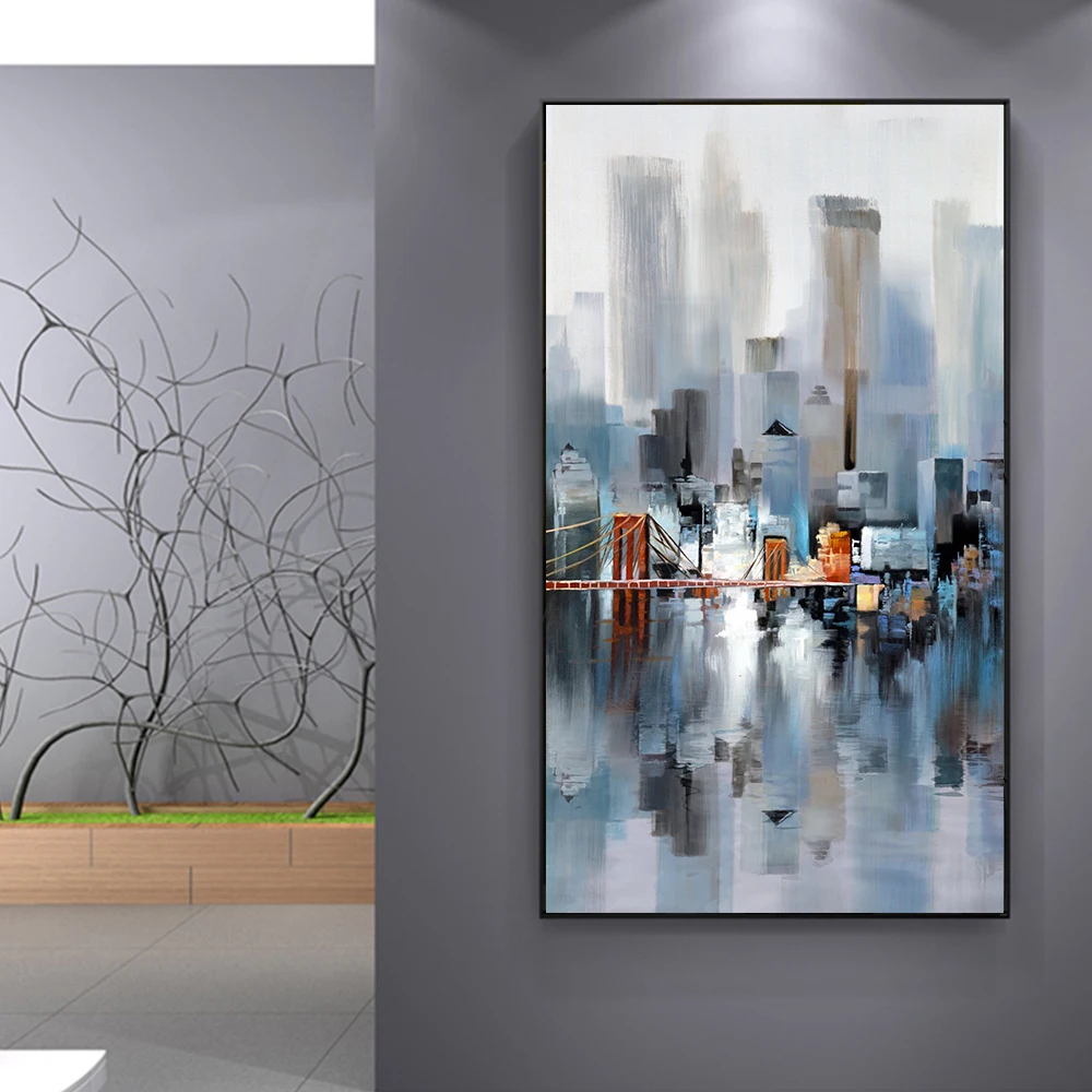 Высотный строительный мост городская архитектура пейзаж абстрактное искусство