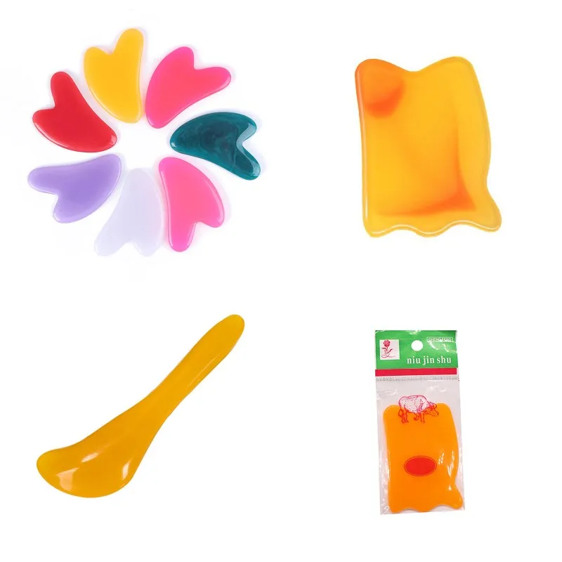 

Face Body Massage Tool Face Gua Sha Board Facial Scraping Scrapping Plate Facial Massager Acupuncture Scraping Board