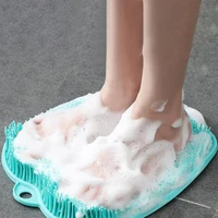 foot washing brush silicone bath foot massage pad mat shower massage bathroom non slip bath mat anti skid pad for foot wash