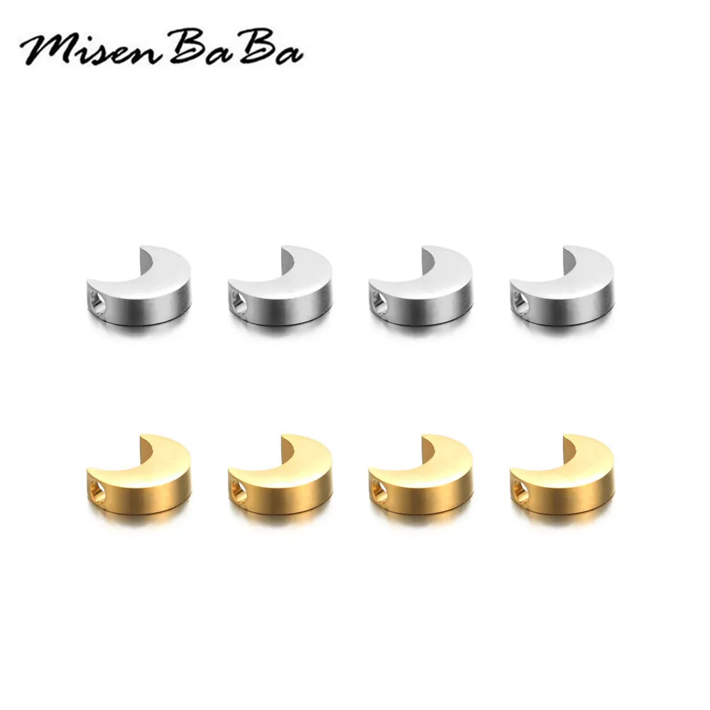 10 шт./лот Подвески в виде Луны из нержавеющей стали подвески подходят для