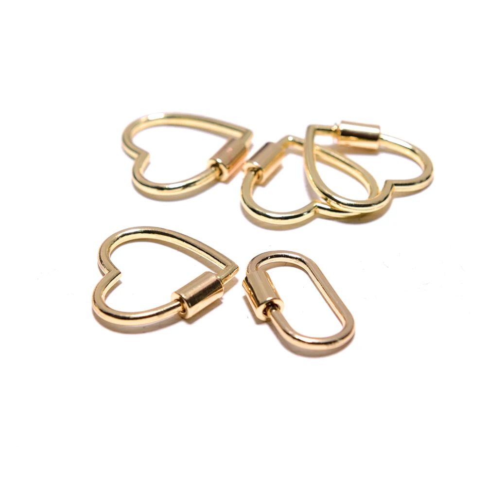 Модные застежки на спирали для изготовления ювелирных изделий овальное ожерелье