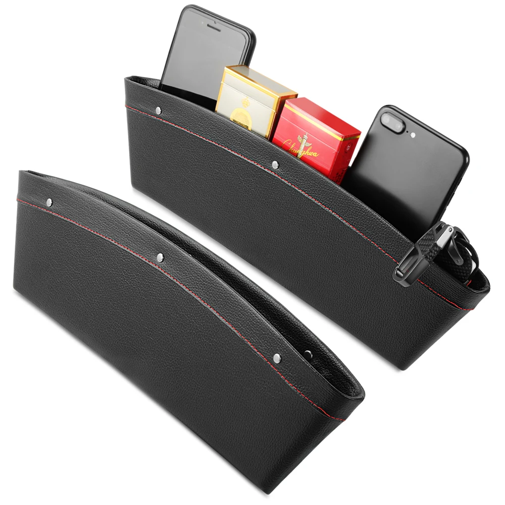 Ящик для хранения автомобильный Органайзер зазор на сиденье полиуретановый