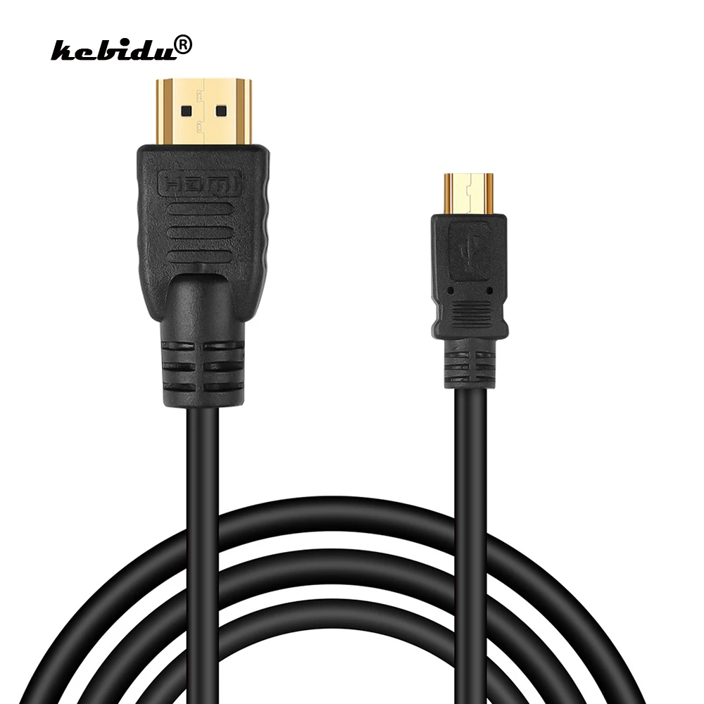 Kebidu 1 5 м Универсальный 5Pin Micro USB к HDMI совместимый кабель 1080P HDTV адаптер для Samsung Galaxy