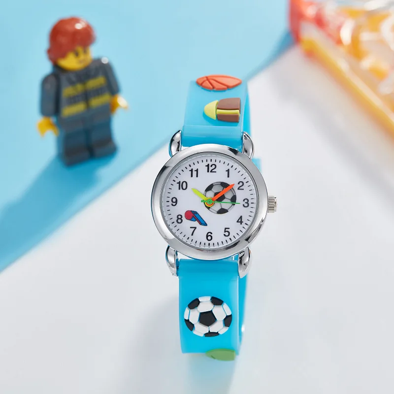 Часы Детские кварцевые с 3D рисунком модные детские наручные силиконовым