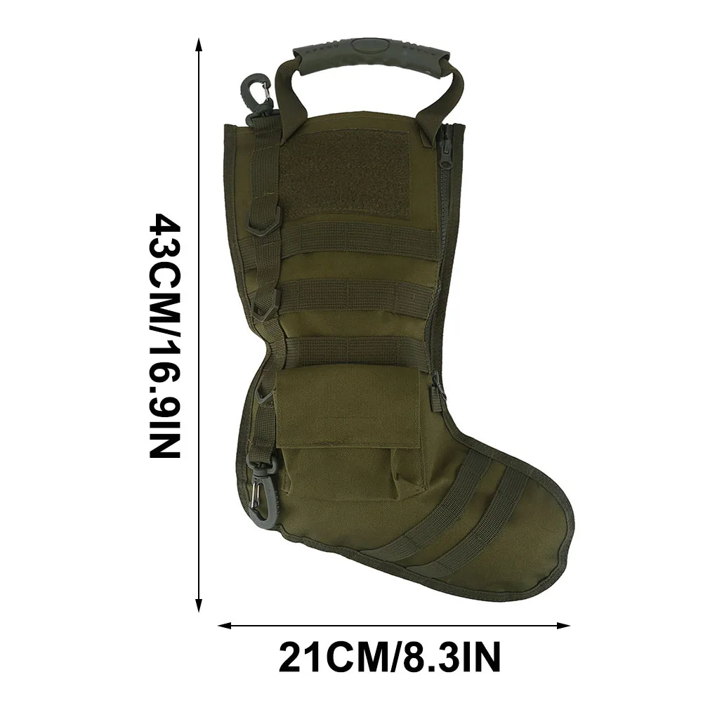 

1PC Nylon Tactic Christmas Stocking Storage Bag Outdoor Military Accessory Pouch