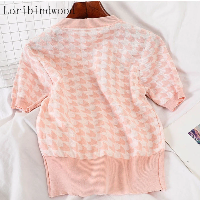 Женский трикотажный костюм из 2 предметов элегантный вязаный свитер с коротким