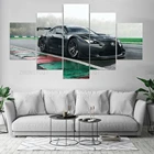 5 панелей Lexus RC F GT3, Картина на холсте, настенное искусство, домашний декор, модульные спортивные автомобили, картины, плакаты и принты, украшение для гостиной