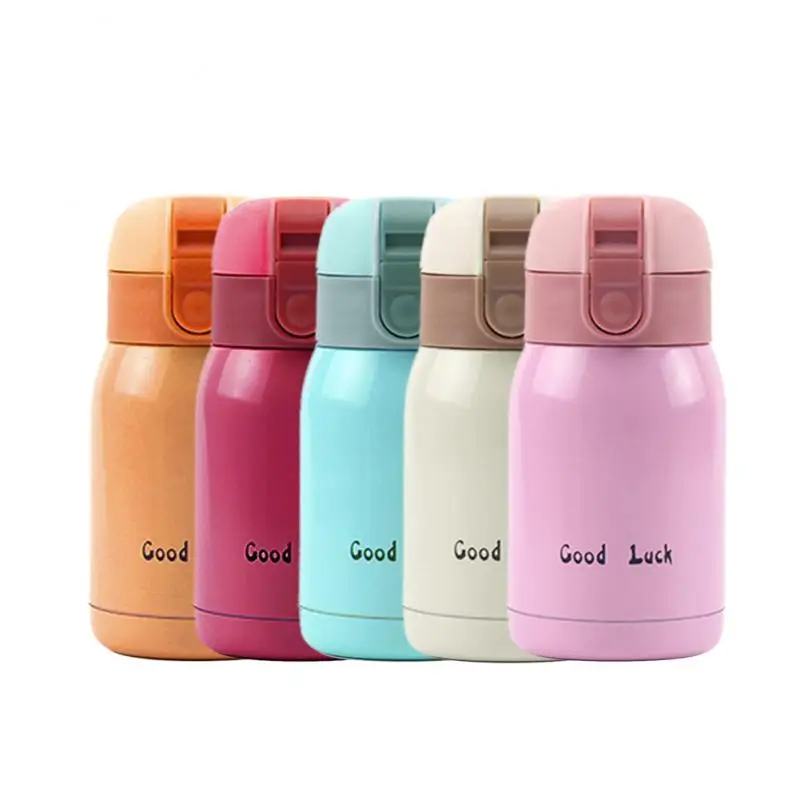 

High Quality 200ML Cartoon Cup Vacuum Bottle Stainless Steel Flasks Thermo Mug Travel Coffee Tea Cup Thermocup Christmas