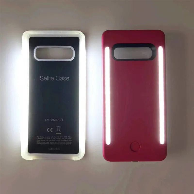 Чехол со светодиодной вспышкой 3 поколения для Samsung S9 S10 Plus светящийся чехол
