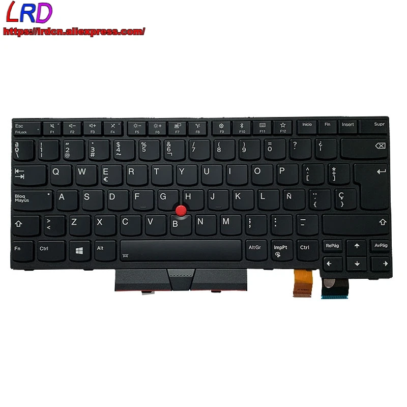 Новая клавиатура с испанской подсветкой ES SP для ноутбука Lenovo Thinkpad T470 A475 T480