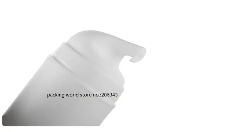 100 мл цельная белая пластиковая безвоздушная бутылка белый/прозрачный насос для