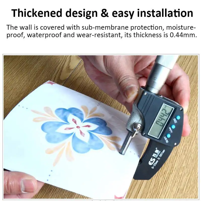 

20pcs/set Tile Stickers Self Adhesive Kitchen Bathroom Tiles Waterproof Wall Decals Wallpapers Kitchen Utensils