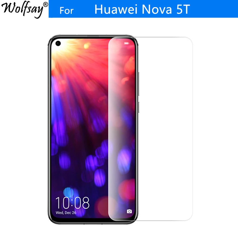 2 шт. для закаленного стекла Huawei Nova 5 T защита экрана 9H закаленное стекло защитная