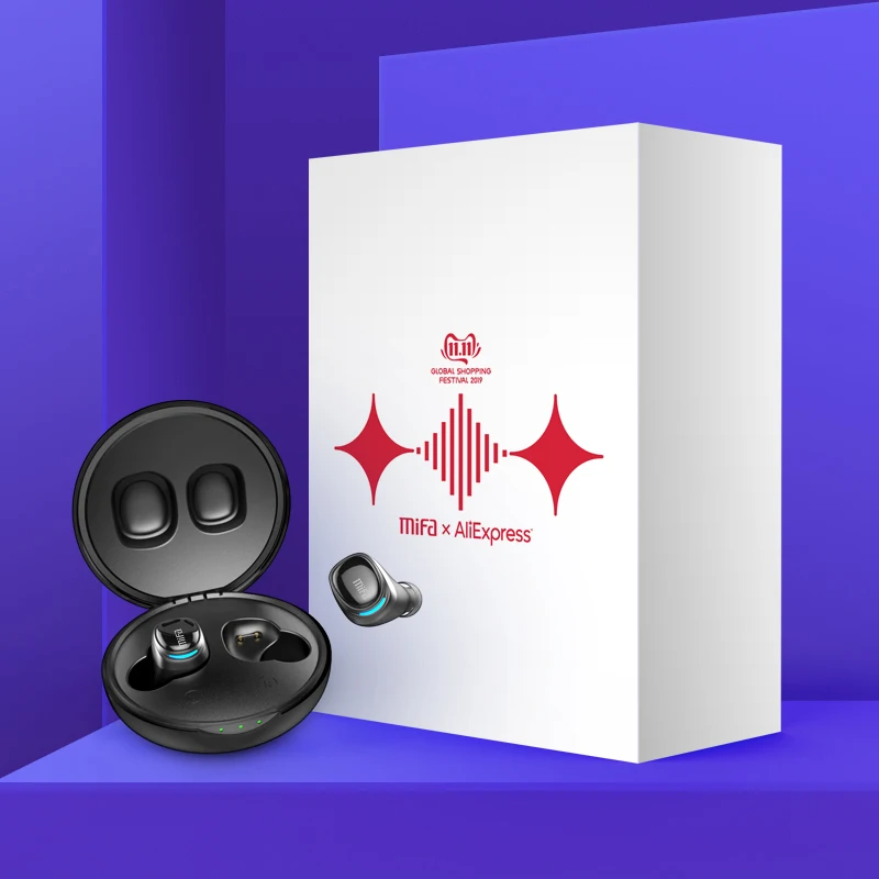 X8-Gift Box Mifa X8 TWS наушники беспроводные bluetooth наушники сенсорное управление стерео Беспроводная гарнитура для iPhone Смартфон с зарядным устройством - Цвет: X8-Gift Box