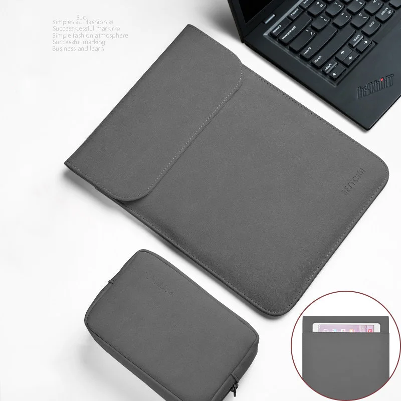Dark gray sets 2 Мужская сумка для ноутбука HUAWEI honor magicbook 14 pro Сумка для ноутбука matebook 13 14 E чехол для ноутбука matebook x pro 1" 15" - Цвет: Dark gray sets 2