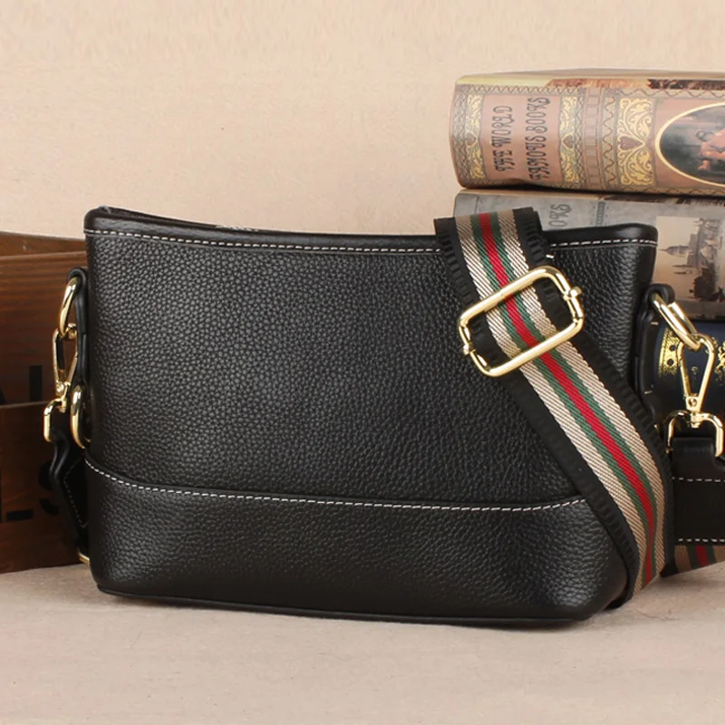 Женская кожаная сумка через плечо новая сумка-мессенджер многоцветная | Багаж и