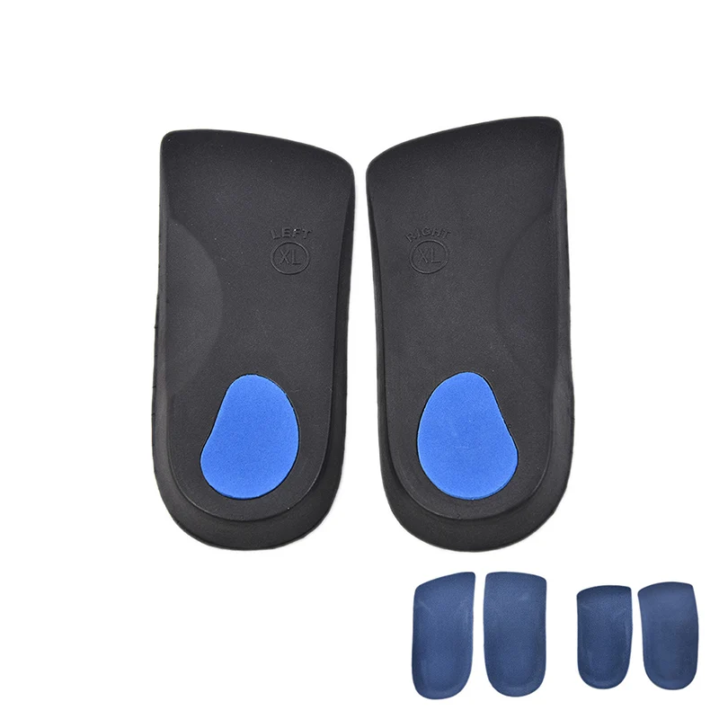 

1 Pair Half Arch Support 3/4 Length Insole Orthopedic Insoles For Flat Foot Correct Feet Care Health Orthotics Insert Shoes