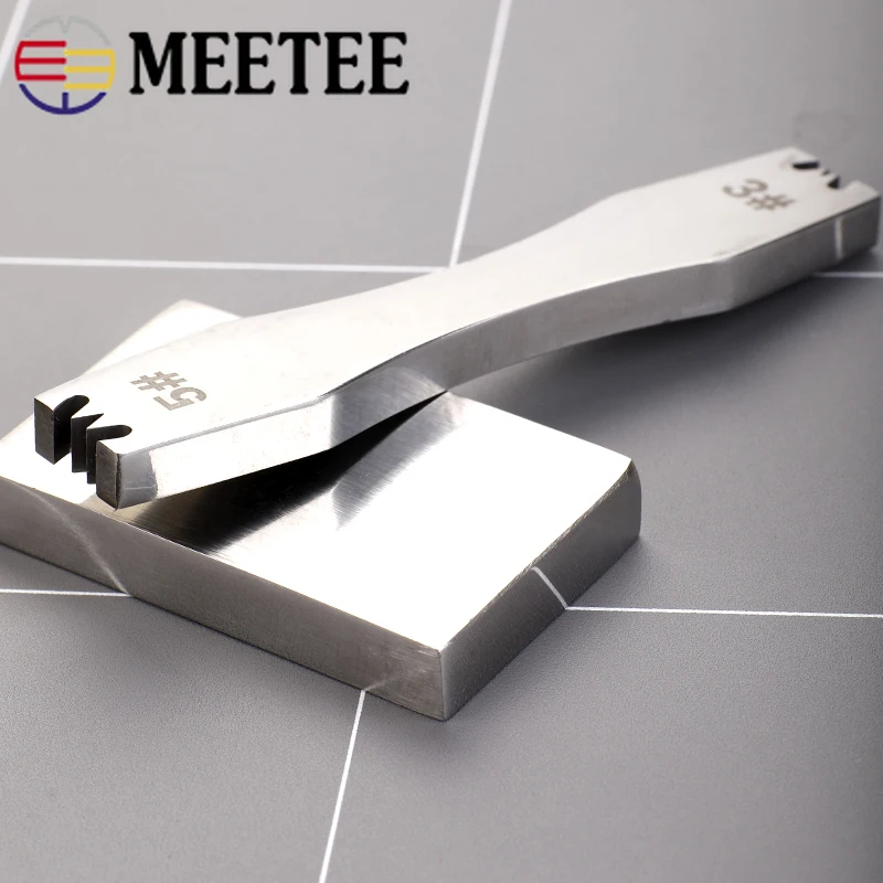 

Meetee 1set 3# 5# Steel Alloy Zipper Tooth Removal Tool Code Loading Zip Teeth Pliers DIY Manual Leather Tools Accessories