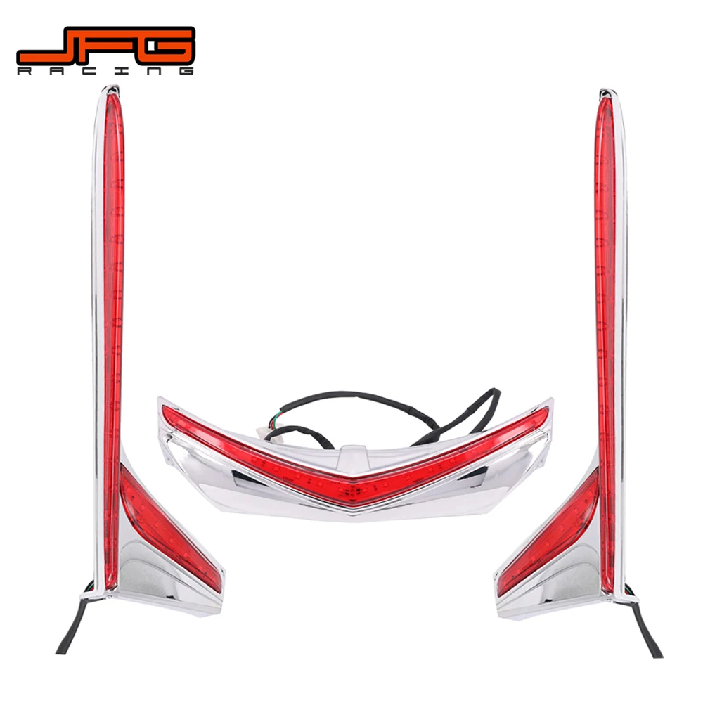 Наконечник заднего крыла мотоцикла вертикальные светодиодные ленты