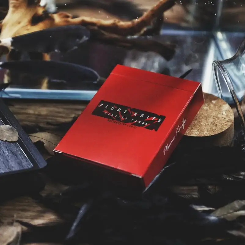 Plume Knife игральные карты ОБЫЧНАЯ КОЛОДА всадник задняя карта магический трюк
