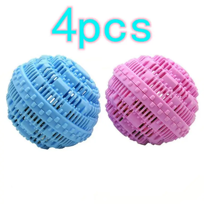

4/1 Pcs Reusable Laundry Cleaning Ball Anti-winding Clothes Washing Ball Eco-friendly Green Machine Wash Cleaing Tools Dropship
