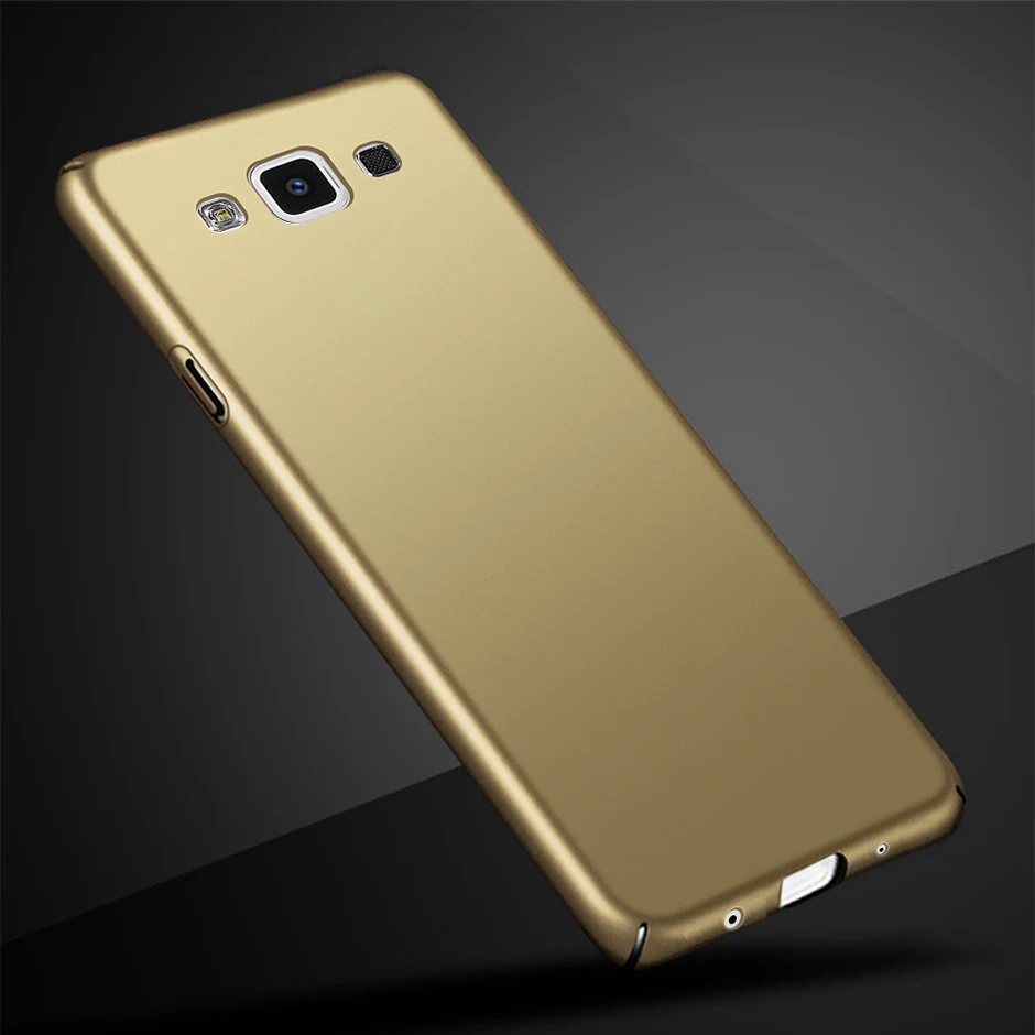 Чехол для Samsung Galaxy A5 A500 A500F SM-A500F чехол 5,0 роскошный защитный кожаный чехол-накладка на заднюю панель с узором «жесткая задняя панель из поликарбоната для Samsung Galaxy A5 чехол для телефона - Цвет: Gold