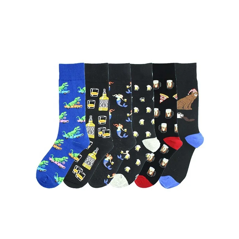 

Новый дизайн женских дизайнерских носков с изображением медведя и пиццы