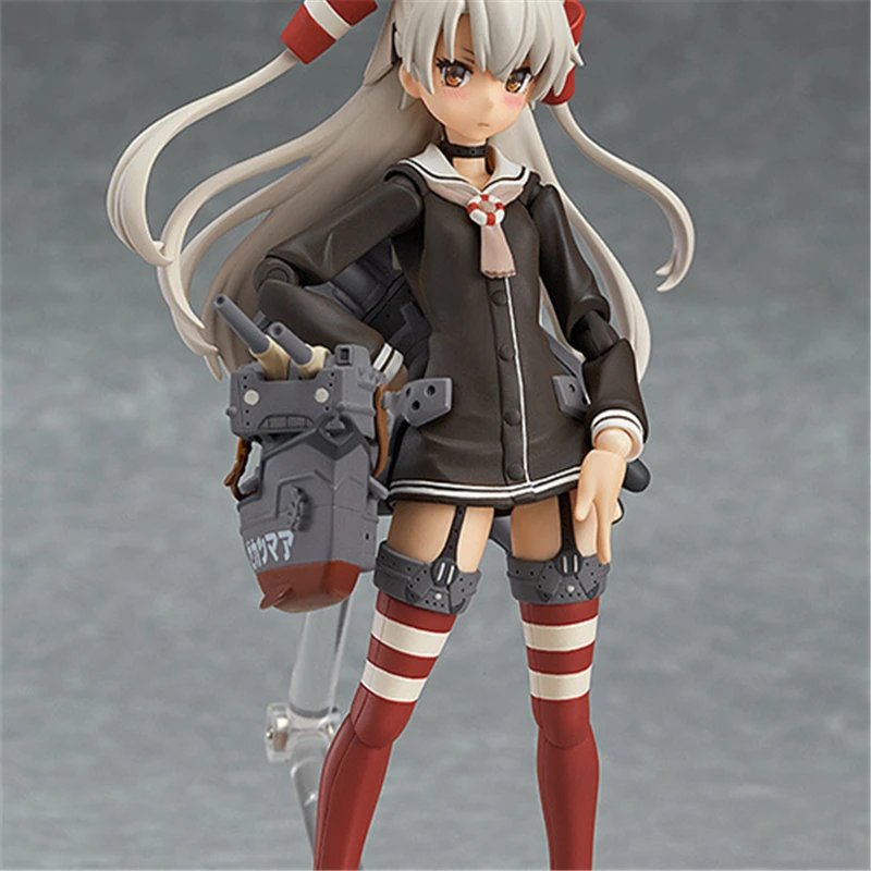 

Anime Kantai Collection Amatsukaze Anime Action Figure Replaceable Multiple expressions limbs PVC Figurine Model Girls Doll Gift