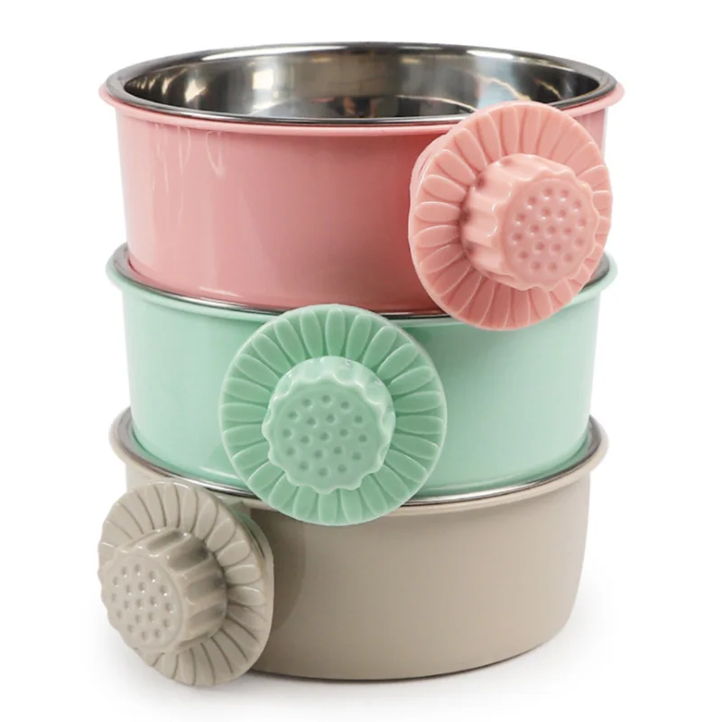 Миска для домашних животных из нержавеющей стали собачьей еды кошек напитков